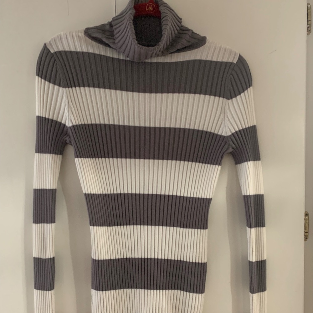Love By Design Stripe Long Sleeve Sweater